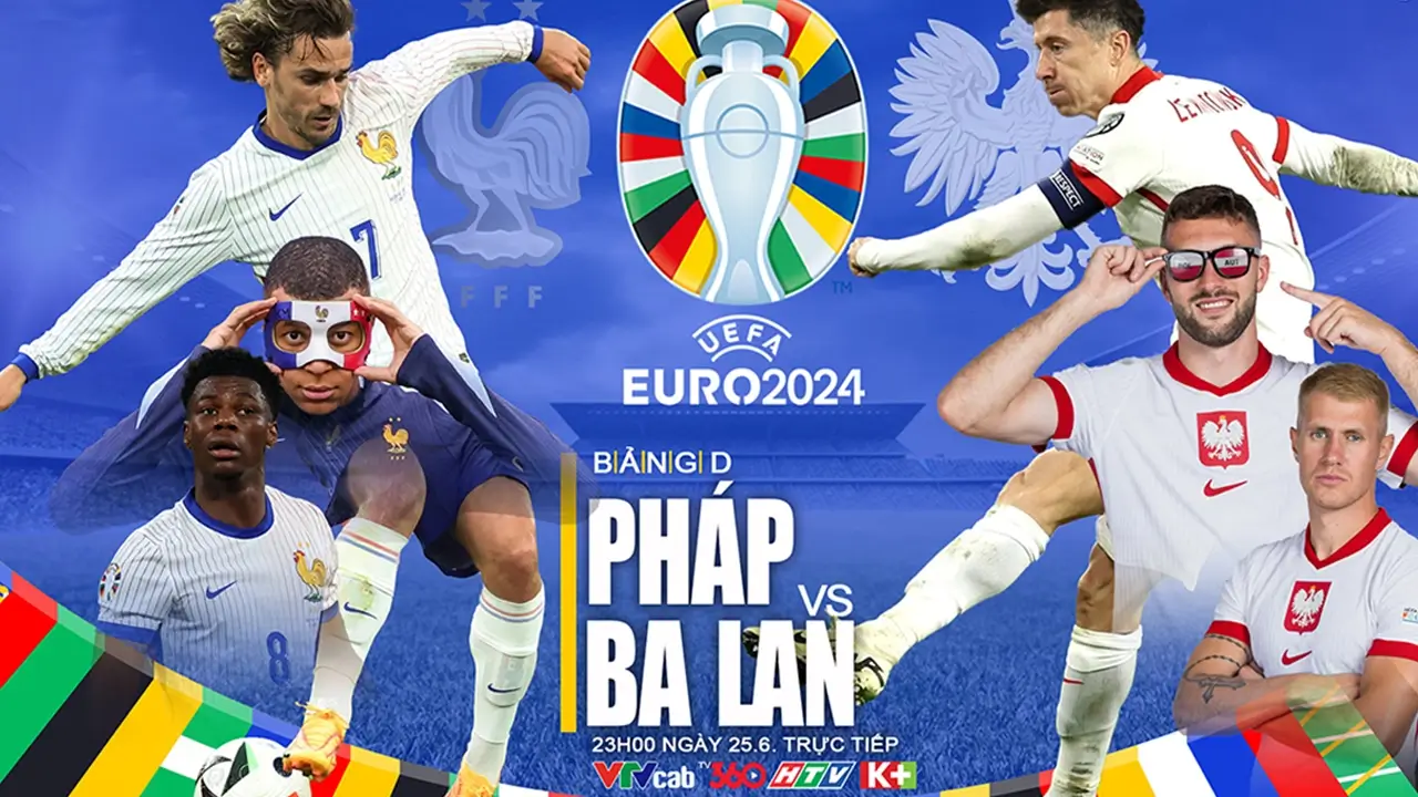 Link Xem Trực Tiếp Pháp vs Ba Lan Tại Euro 2024